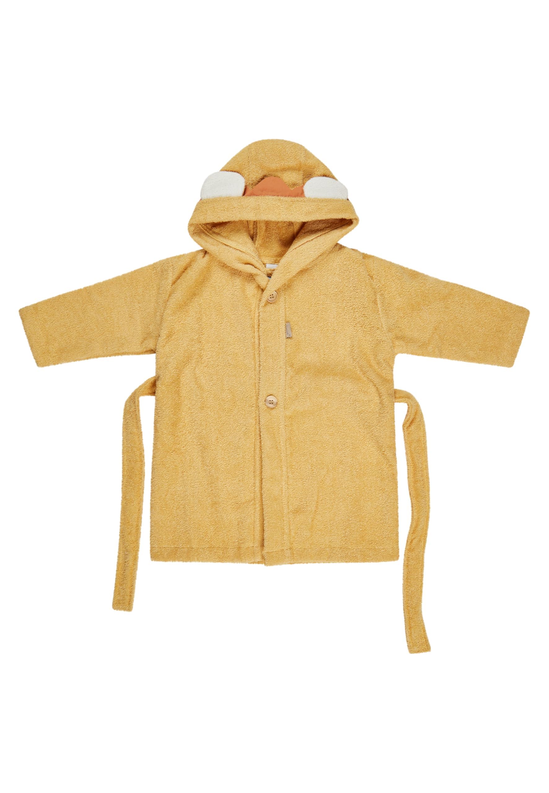 LALALO Sterntaler Kinder Bademantel personalisiert, Giraffe Kaya, mit Namen bestickt, Größe 86/92, für Mädchen und Jungen, für Schwimmbad Strand Zuhause, Geschenk