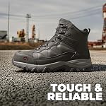 NORTIV 8 Men's Waterproof Steel Toe Work Boots Safety Industrial Security Shoes