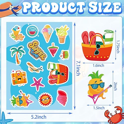 Miniatura 8 de SEPGLITTER Calcomanías de corazón, 40 hojas de calcomanías de corazón para el aula, calcomanías para el día de San Valentín para niños y niñas,