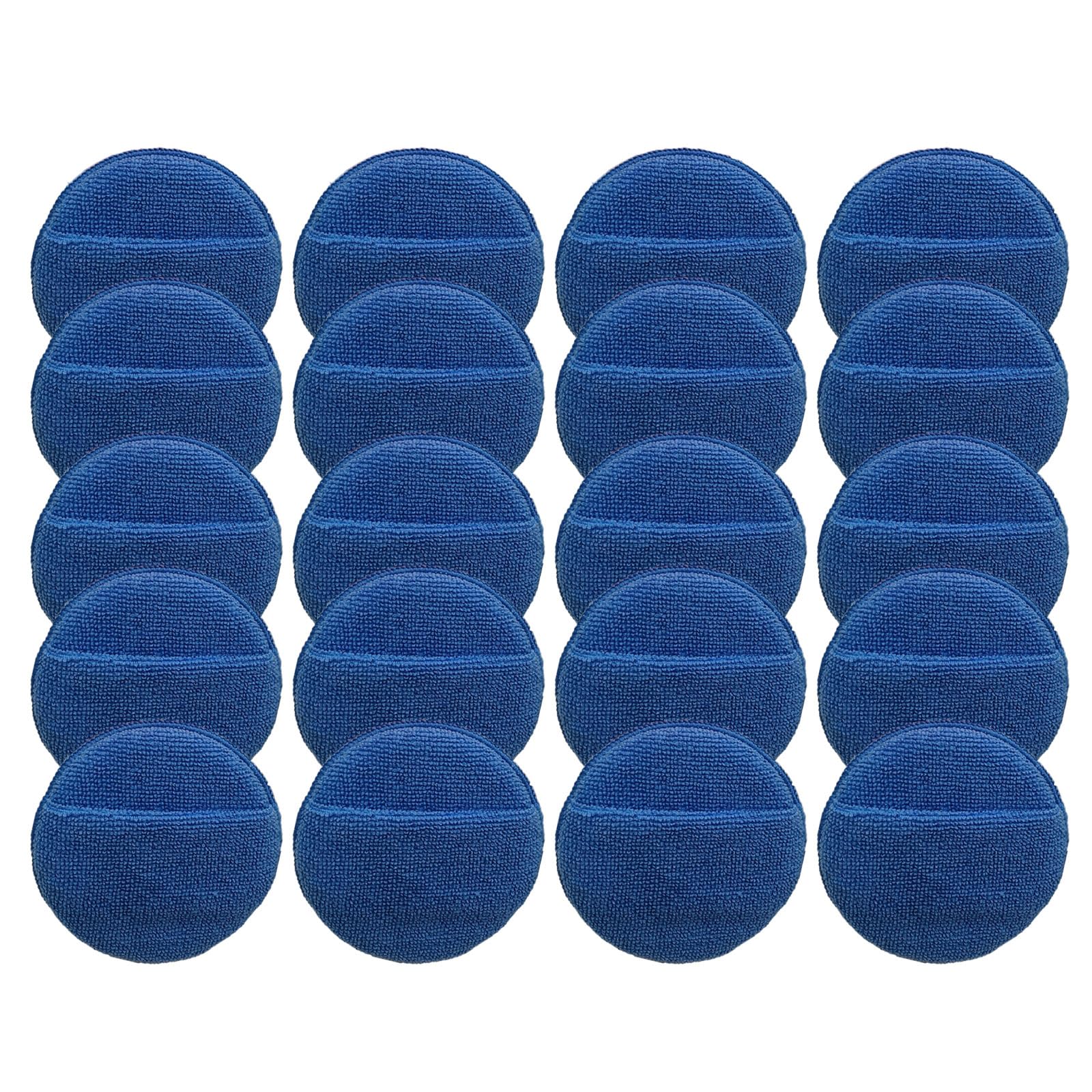 1 Set Thick and Comfortable 2.5Cm Car Waxes Sponge Applicator Pad for Effortless Waxes Application on Various Surfaces Automotive Waxing Pad