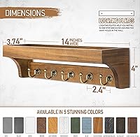 Vista 2 de Rebee Vision Soporte para llaves de 14 pulgadas - Acacia
