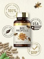 Vista 5 de Carlyle Bee Propolis Capsules 150 Count Extract Supplement Non-GMO, Gluten Free