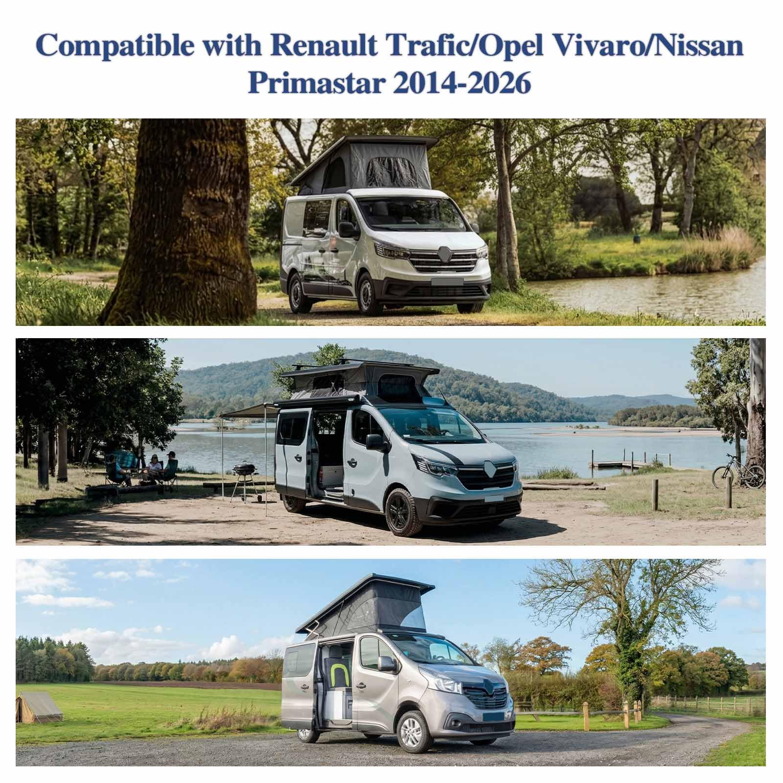 Housse de Pare-Brise pour Renault Trafic 3 & Opel Vivaro (2014-2026)