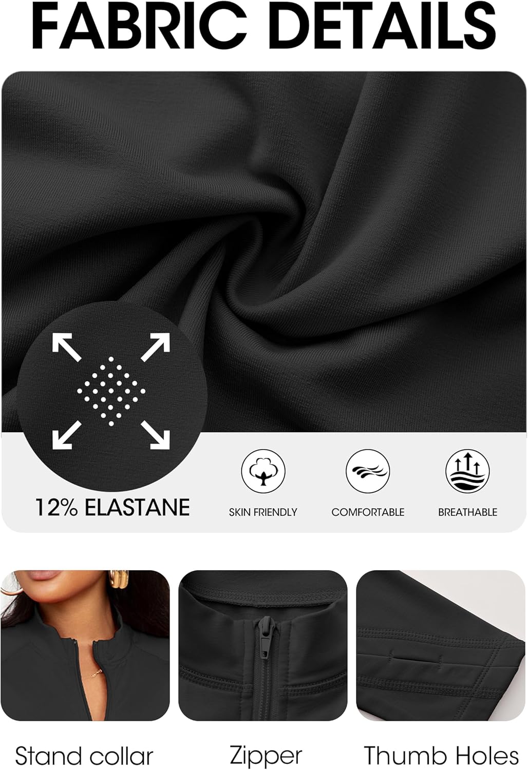 CLOCOR Womens 2 Piece Outfits Sweatsuits - Tracksuit Set Long Sleeve Crop Top & Drawstring Wide Leg Pants with Pockets - Image 6