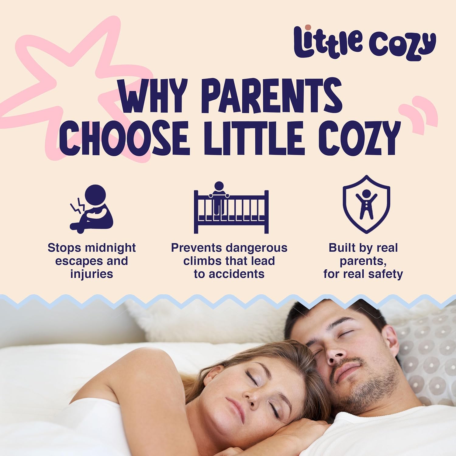 Crib Tent to Keep Baby from Climbing Out – Pop Up Crib Net Canopy with Strong Breathable Mesh, Double Auto-Lock Zippers & Durable Frame – Easy Install Baby Safety Cover for Standard Cribs