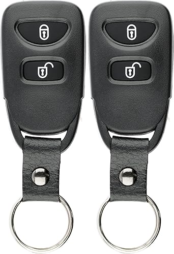 KeylessOption Llavero de coche con control remoto sin llave para Hyundai Accent 2014-2017 TQ8-RKE-4F14 (paquete de 2)