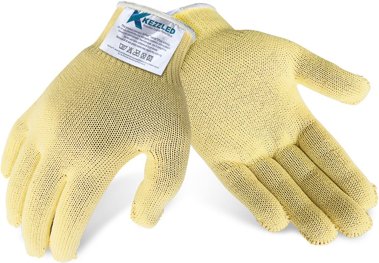 Kevlar Cut Resistant Gloves Contains DuPont ™, Kevlar® and Lycra (EN