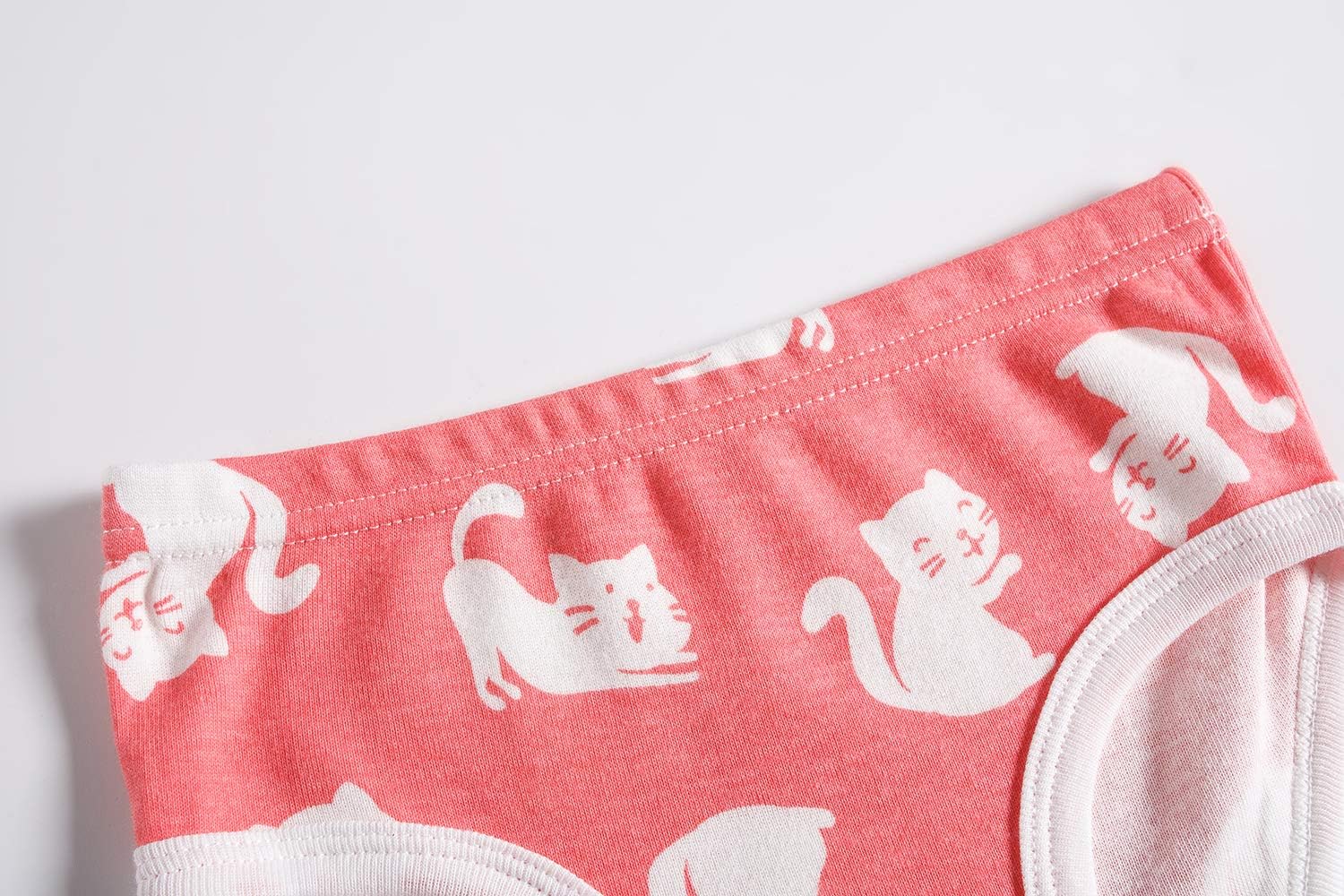 Boboking Soft Cotton Underwear Toddler Girls'Briefs Soft Undies 4 Wpink