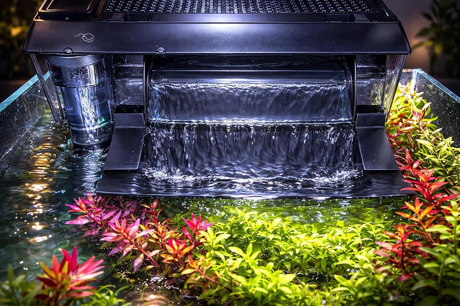 Aquarium Filter Baffle Compatible with Fluval AquaClear Filters: Smooth Flow, Noise Reduction (Black, AC30)