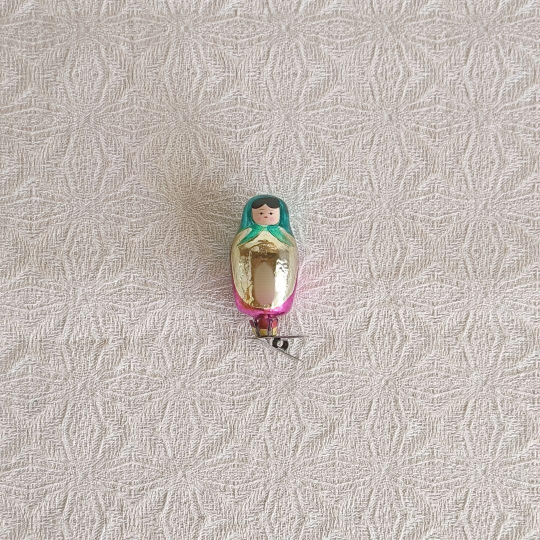 Amazon.co.jp: * vintage ornament ❀マトリョーシカ girl クリップ式 