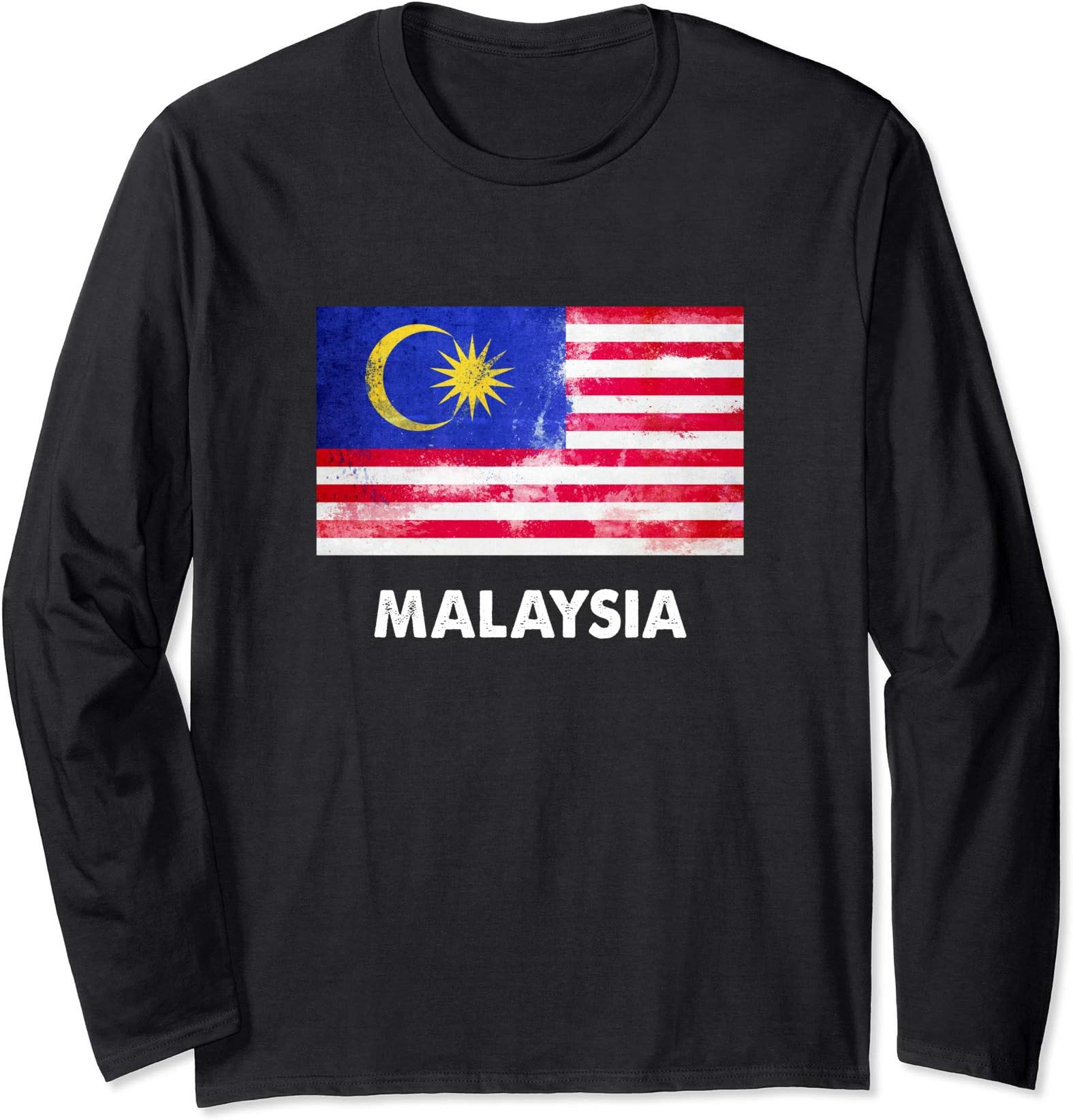 Malaysia Flag Malaysian ShirtsMalaysian Malaysia Flag Long Sleeve T-Shirt
