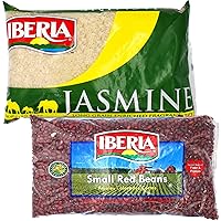 Vista 4 de Iberia Frijoles rojos, 4 libras y arroz Iberia Jasmine, 5 libras.