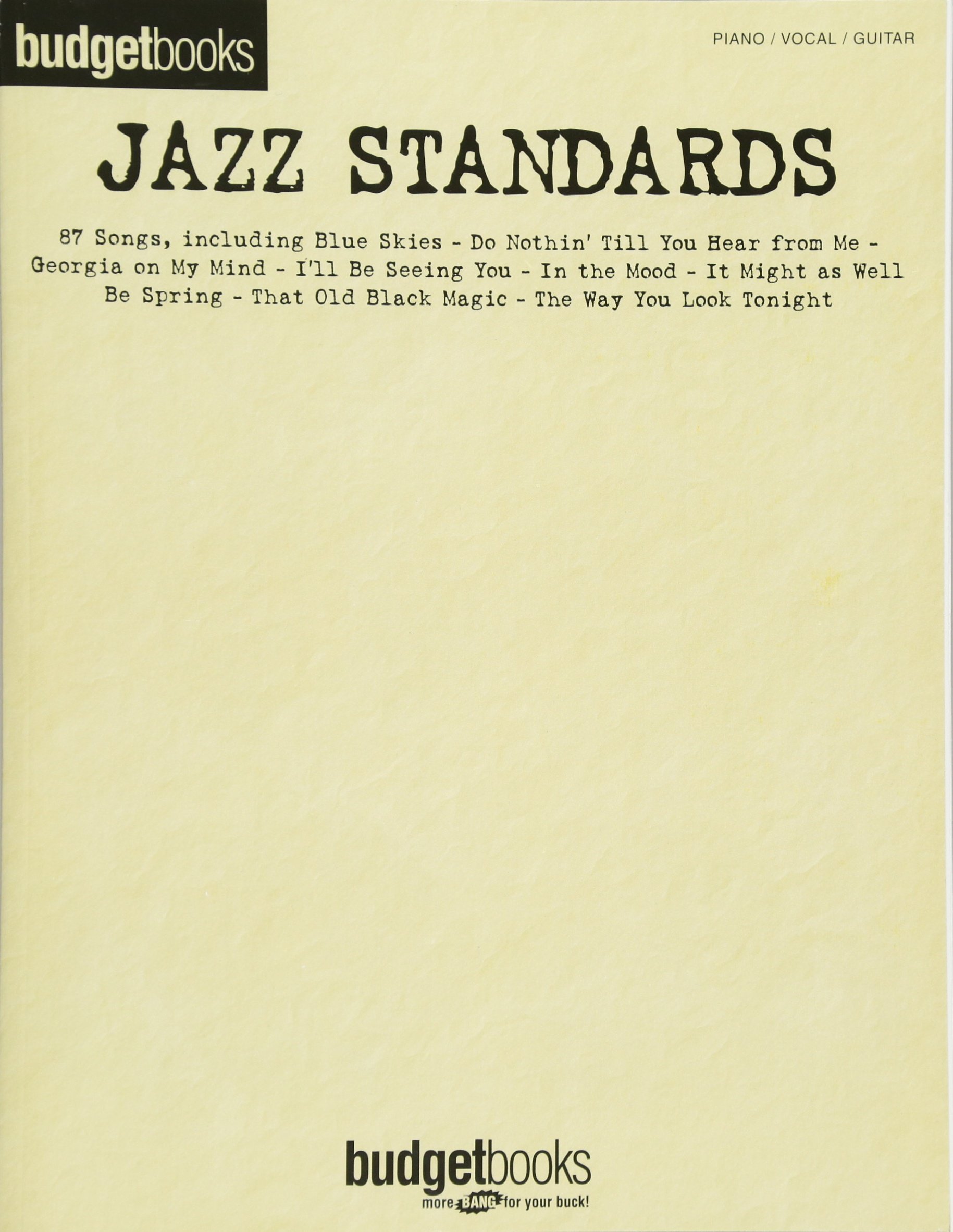 Jazz Standards: Budget Books