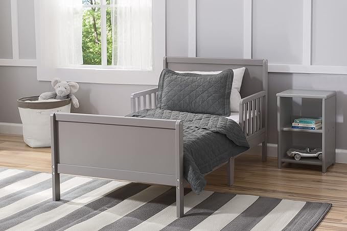Cama Toddler Delta Children Fancy Gris Madera miniatura 2