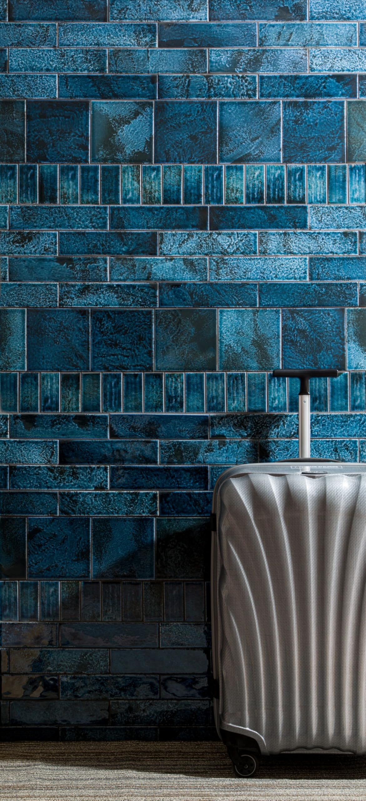 Azulejos de mosaico de cerámica con palillos de mosaico verde brillante para pared de baño, cocina, espejo de azulejo - cartón (50 azulejos)