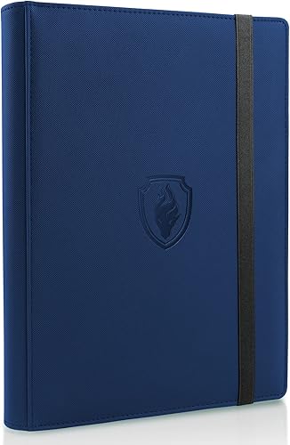 Carpeta de tarjetas coleccionables de 9 bolsillos, carpeta de colección de tarjetas Fabmaker para 360 tarjetas, libro de tarjetas de poliuretano