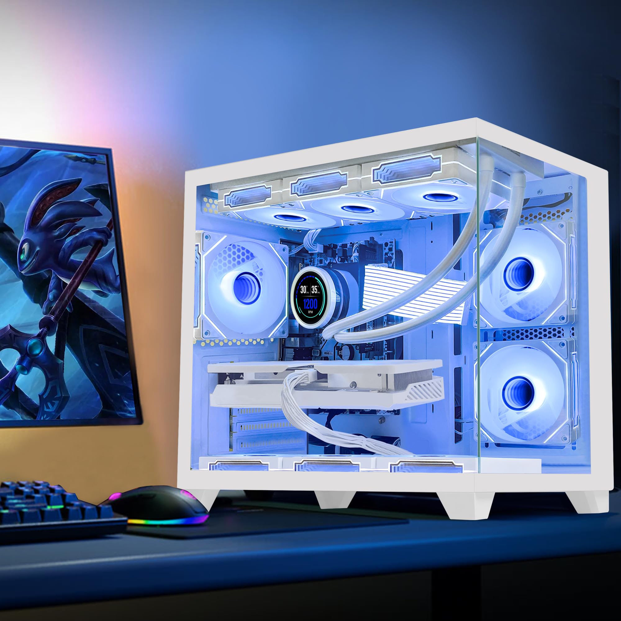 Amazon.co.jp: HOENGAGER Nereid ゲーミングPC -AMD Ryzen 7 5700X3D 