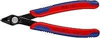 Knipex 78 81 125 SB Super-Knips Precision Electronics Wire Cutter, 4.92" Shear Cut with Hardened Edges