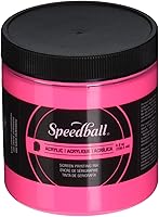 Vista 12 de Speedball Tinta acrílica para serigrafía, 8 oz, negra para impresiones en papel, fabricada en EE. UU