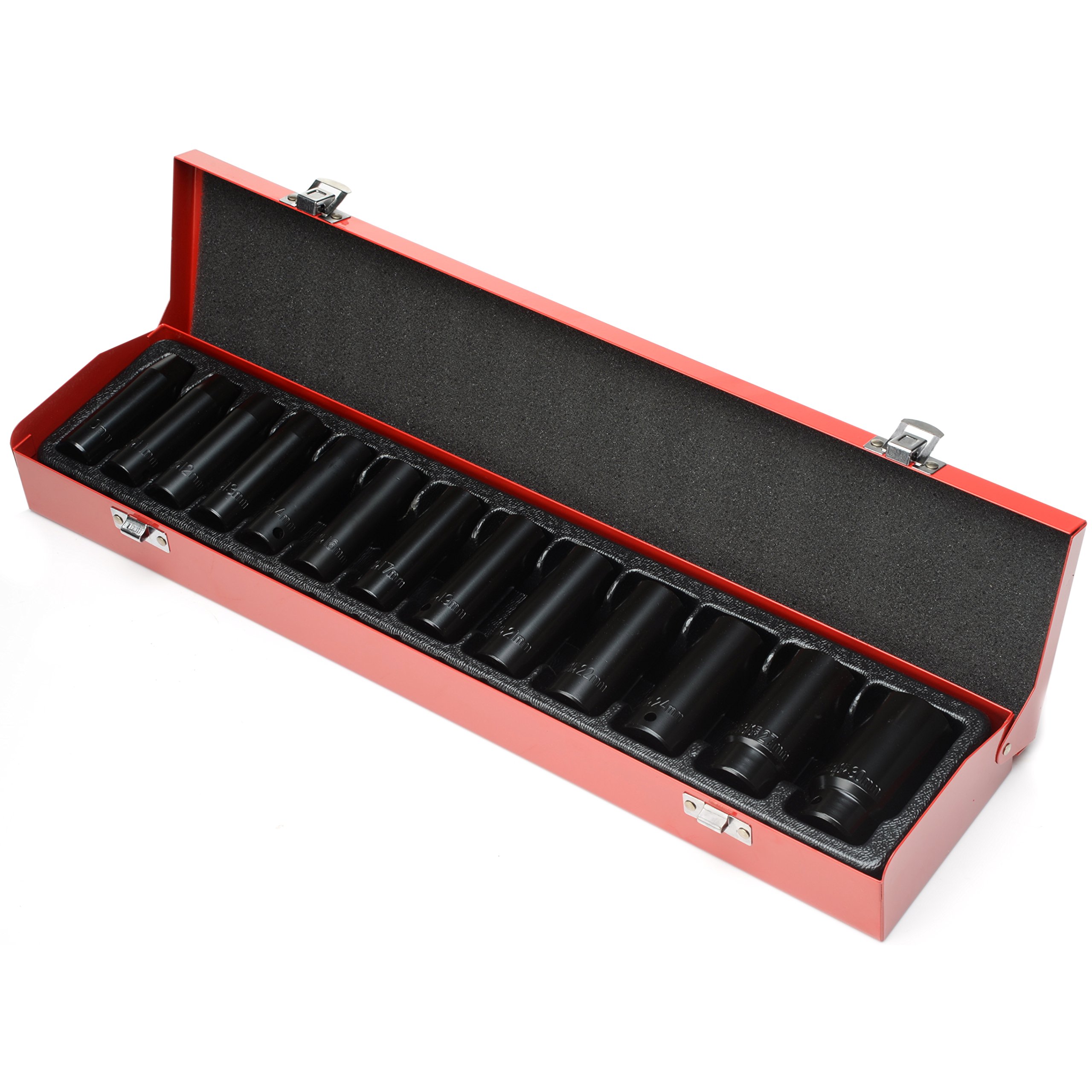 13 Piece 1/2" Drive Deep Air Impact Socket Set