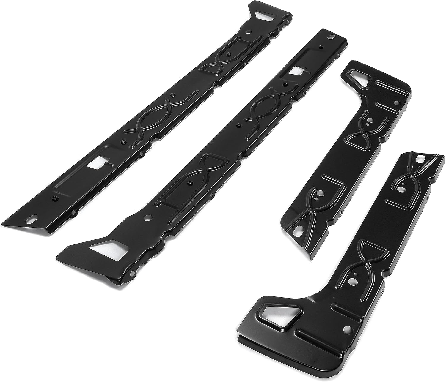 ALMULOO Inner Rocker Panels Compatible with 1999-2007 Chevrolet Silverado GMC Sierra 4 Door (Crew Cab) Driver&Passanger Rust Repair