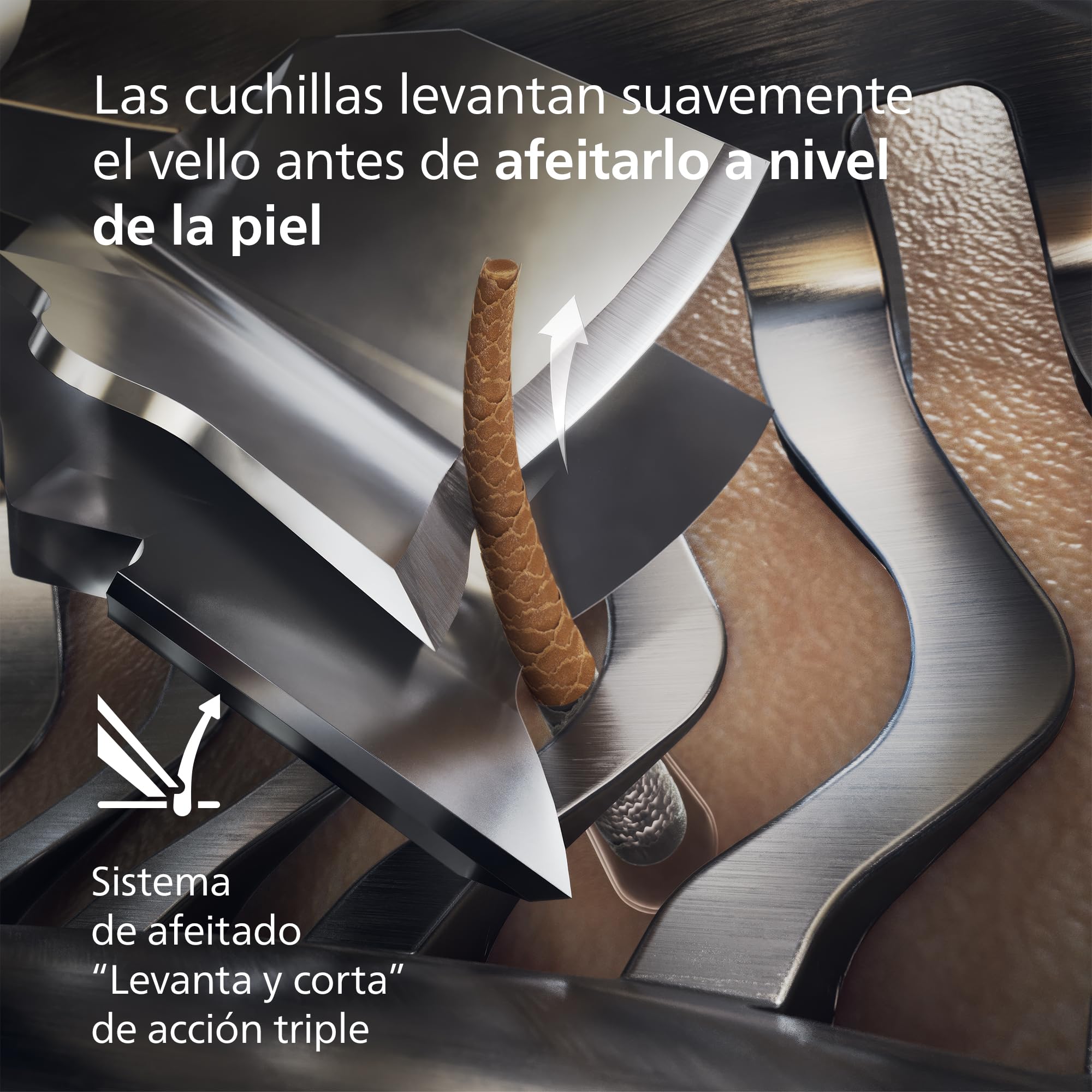 Philips i9000, Afeitadora Eléctrica Hombre, Máquina de Afeitar Barba en Seco y Húmedo, Tecnología SkinIQ, Base de Carga, Recargable, Estuche de Viaje, Centro de limpieza, X9001/30