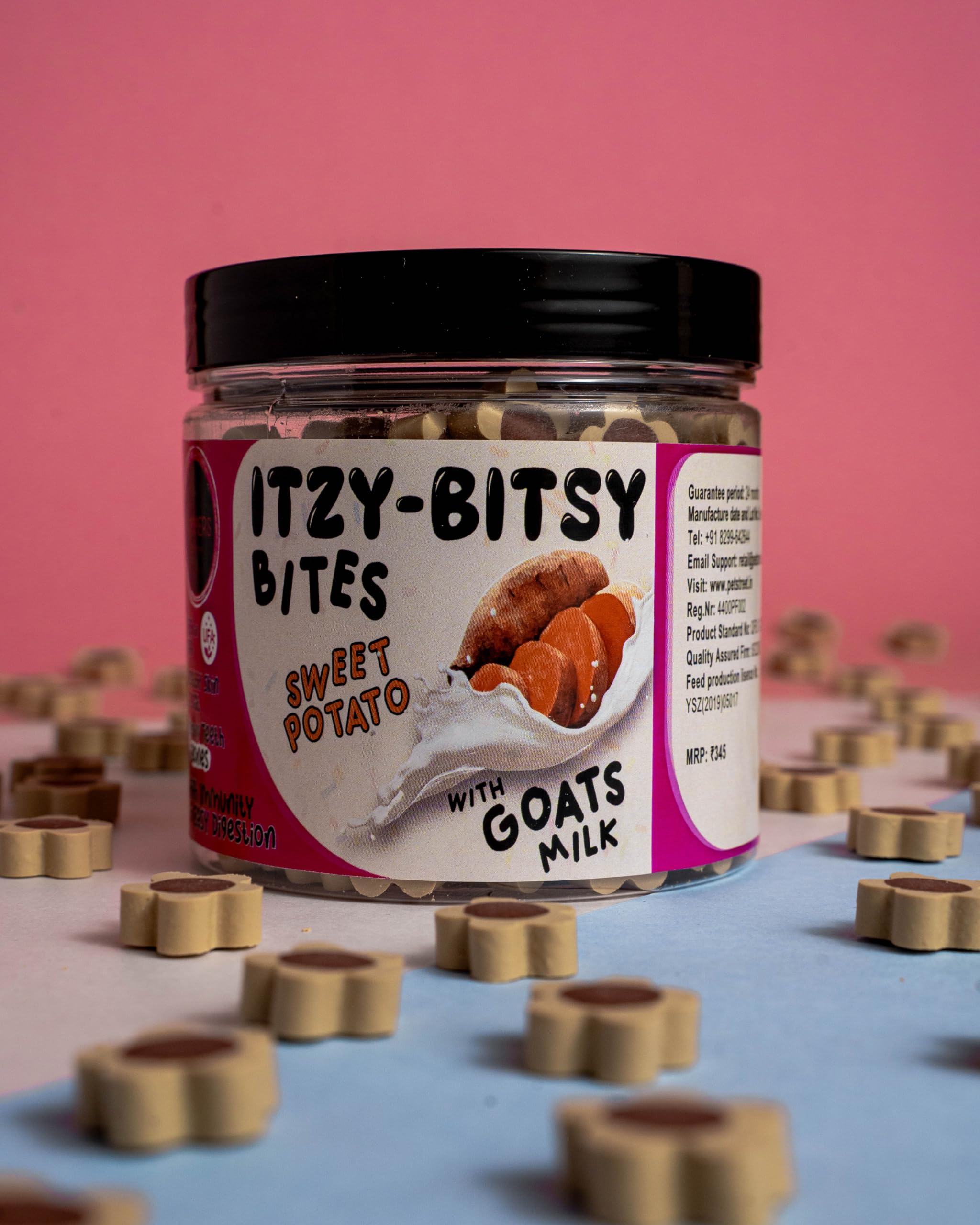 Yummers - Sweet Potato with Goats Milk Dog Treats - for Puppies & Adults - Hypoallergenic