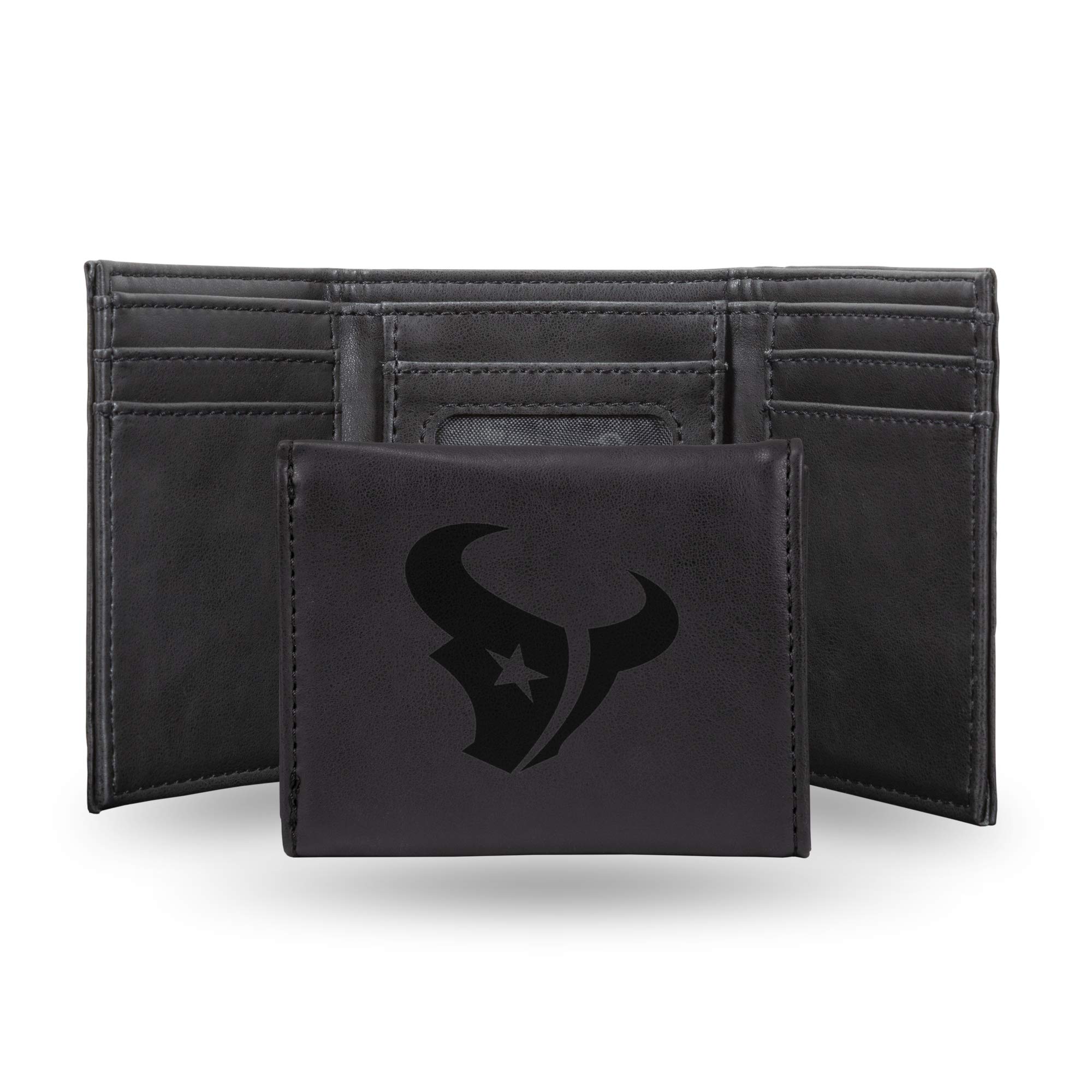 Rico Industries NFL Laser Engraved Trifold Laser Engraved Tri-Fold Wallet - Men's Accessory