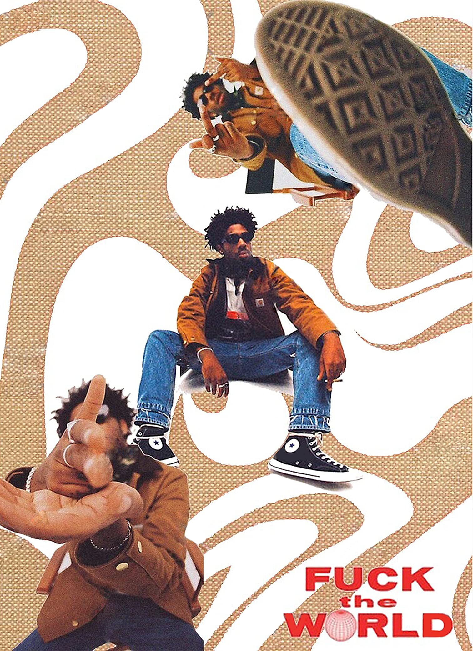 F ck, The World Brent Poster, Brent Poster, The World Funny Poster, Wall Decor, Gift For Fan, Friends, 16 x 24 Inch