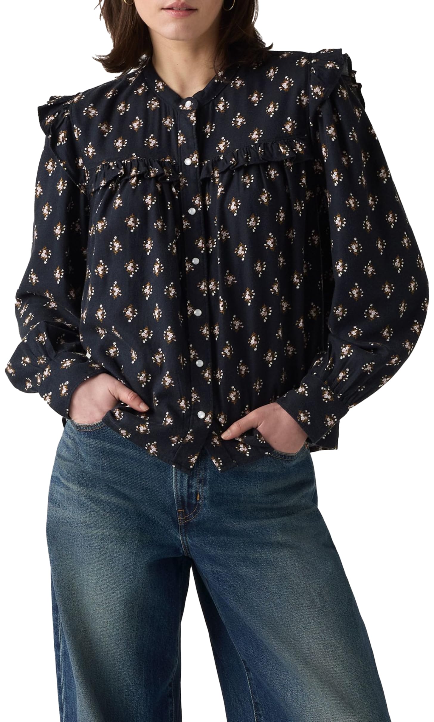 Levi's Damen Gianna Ls Blouse Bluse (1er Pack)