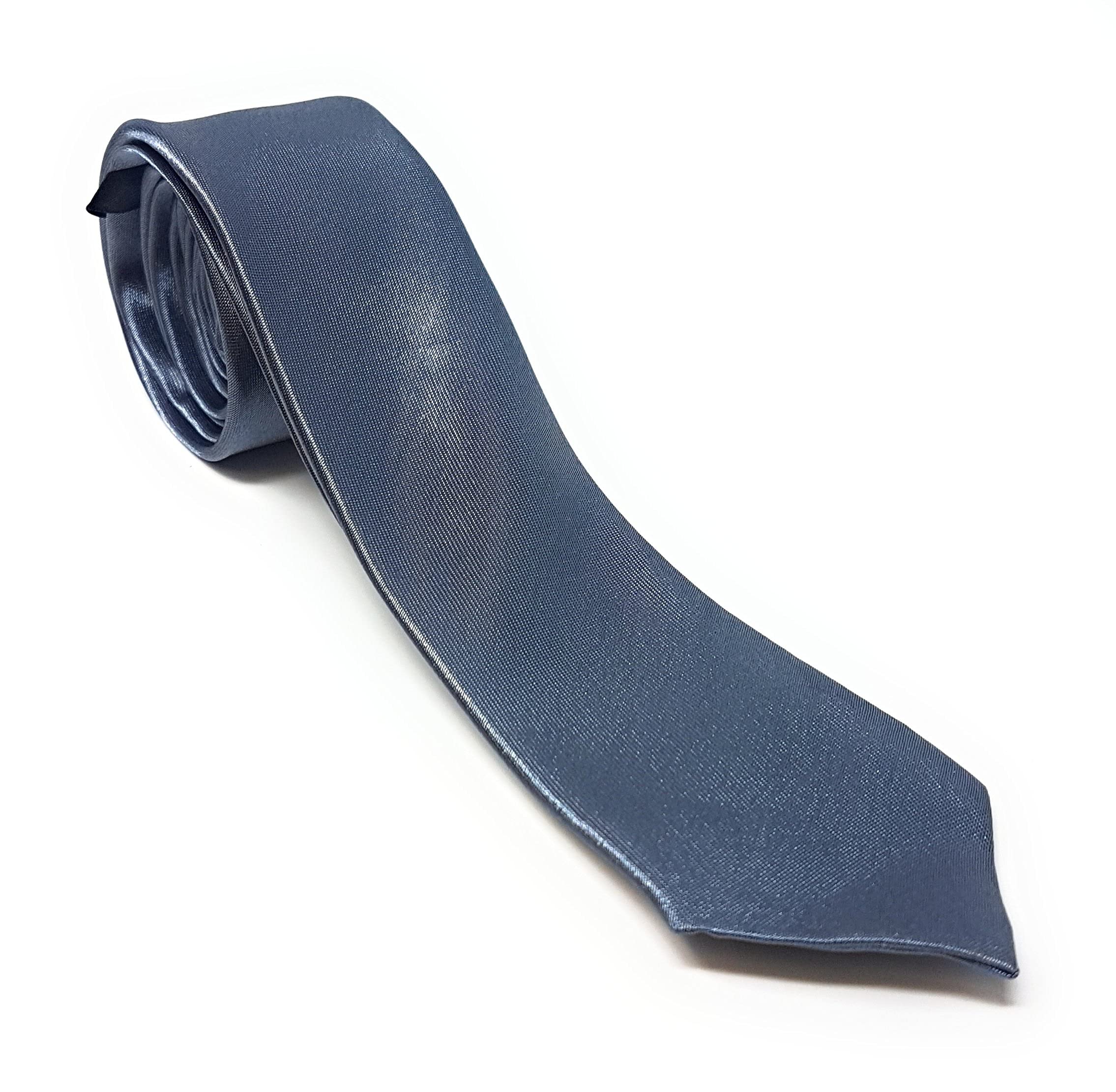 Ws Uk Dark Grey Kids Necktie [Skinny ]
