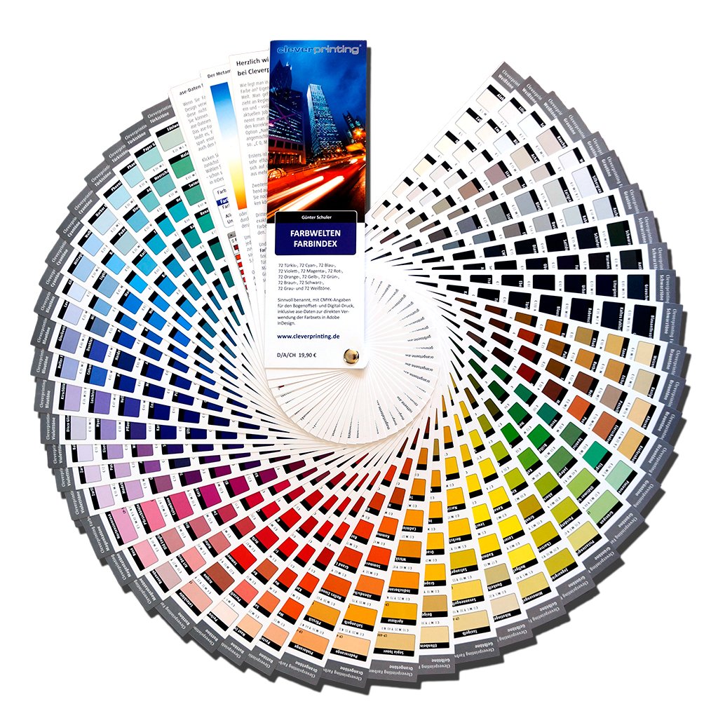 Farbwelten CMYK Farbfächer