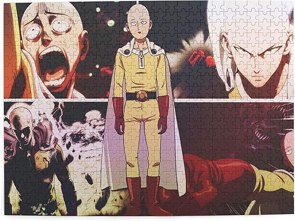 Amazon ワンパンマン パズル 木製ジグソー サイタマ ジェノス 戦栗のタツマキ キャラクター 横印刷パズル アニメ萌えグッズ 娯楽 部屋飾り物 子供 大人 プレゼント 500 1000ピース ジグソーパズル おもちゃ