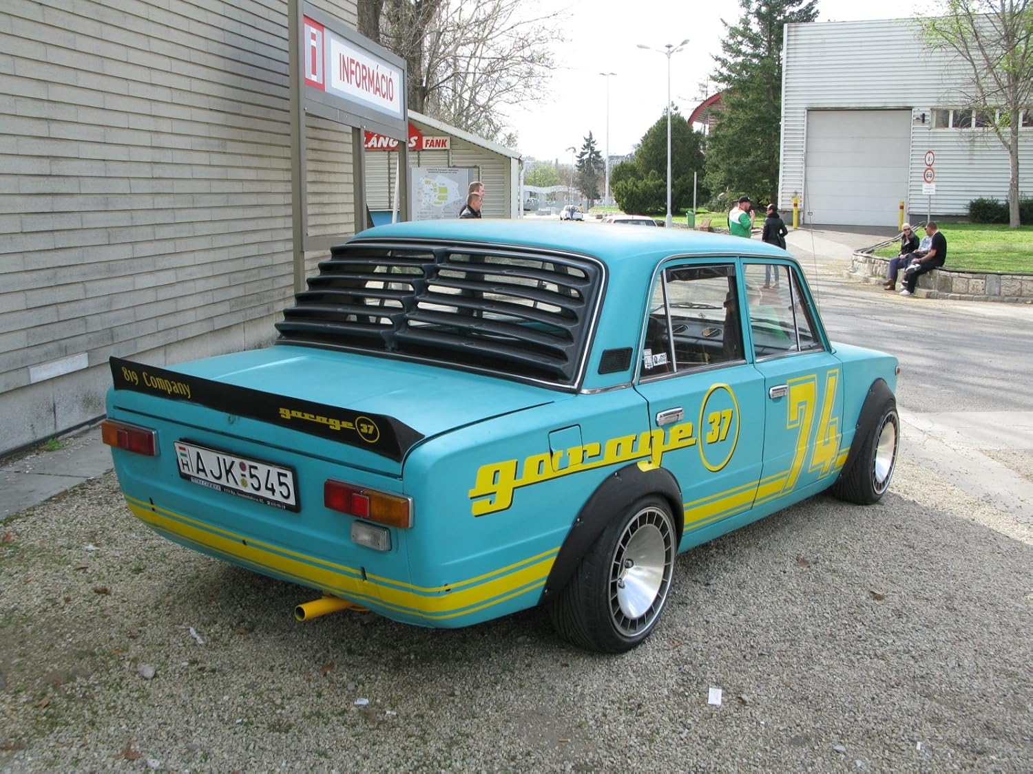 RisingTuning - Rear Window Louvers Lada Riva NOVA 2101-07 Tuning Grille-Deflector Fiat 124