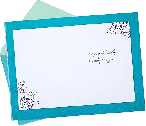 Miniatura 2 de Hallmark Tarjeta de aniversario, tarjeta de amor, tarjeta de cumpleaños romántica para mujeres (pretende ser)