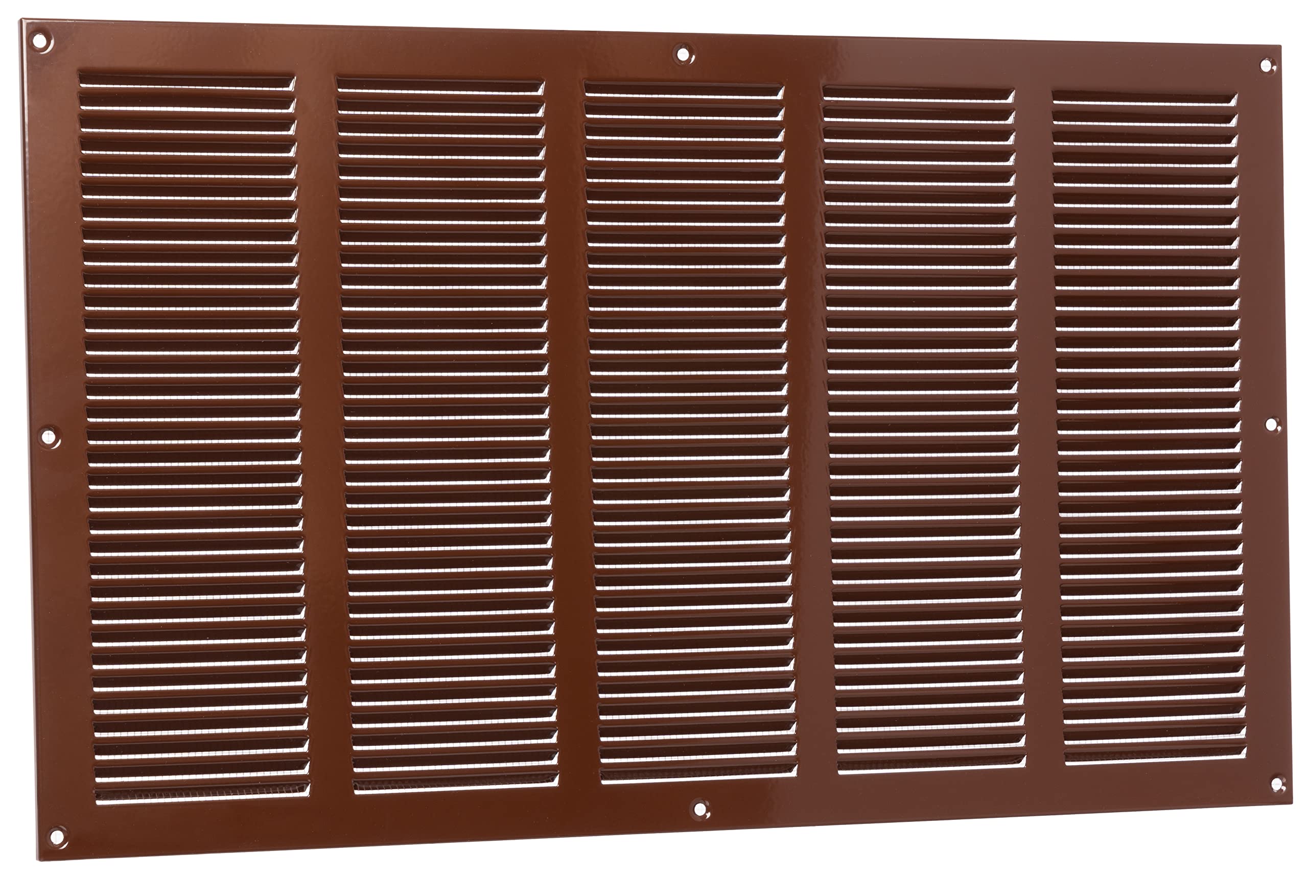 Griglia Di Ventilazione Metallica 500x500mm - Protezione Insetti, Montaggio A Incastro, Colore Marrone - Foto 2