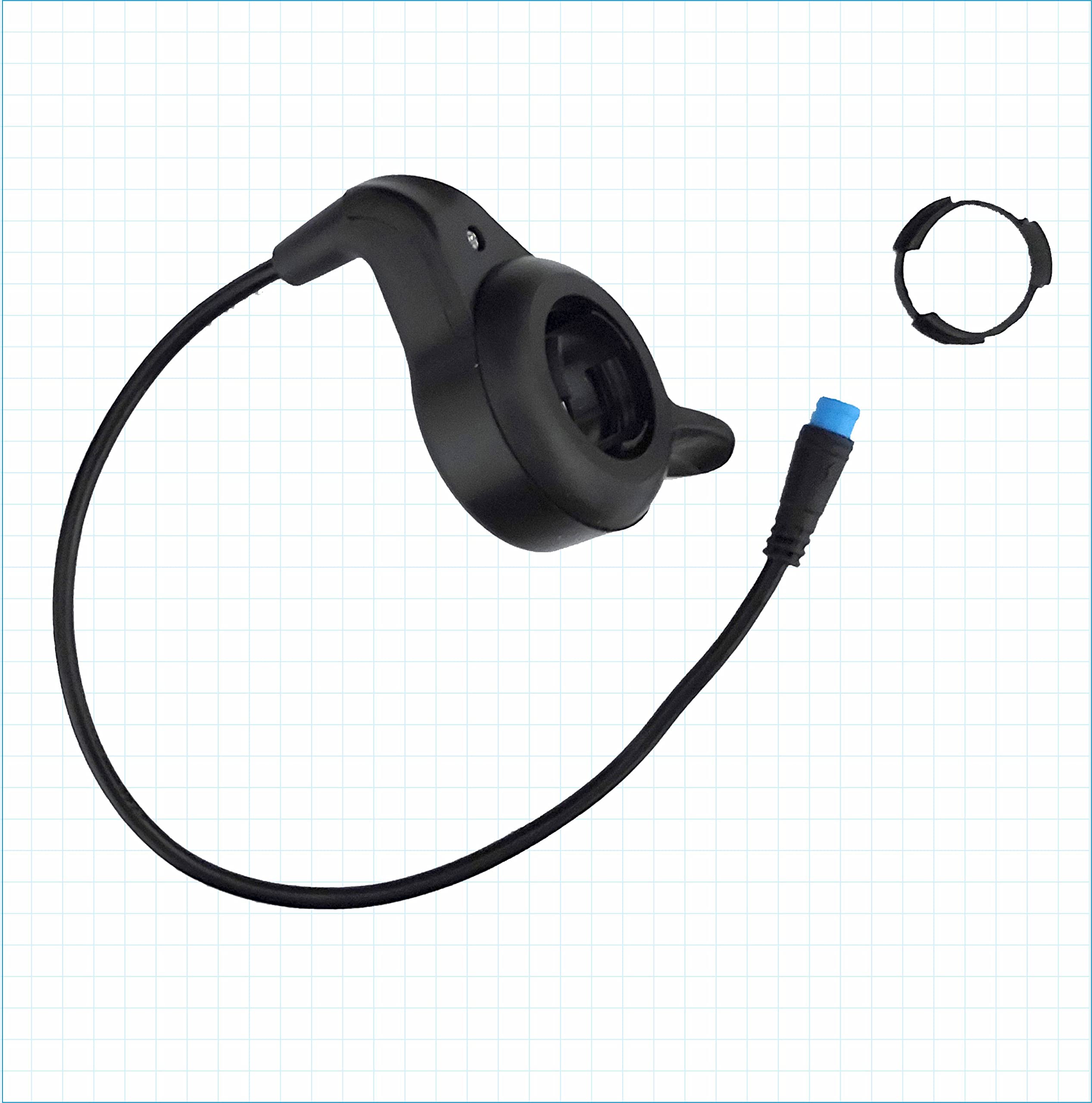 FAMEX RIDE Thumb Throttle for E Bike, Scooter Hanndle Bar Mount