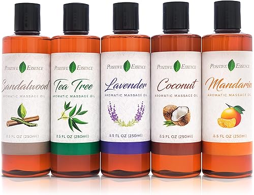 Miniatura 8 de Aceite de masaje de vainilla para masaje, loción de masaje corporal jojoba, aceite de almendras dulces para la piel, vitamina E y aceite esencial de