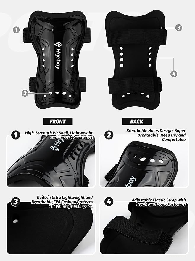 Espinilleras y Medias de Fútbol para Niños Talla S Material miniatura 3