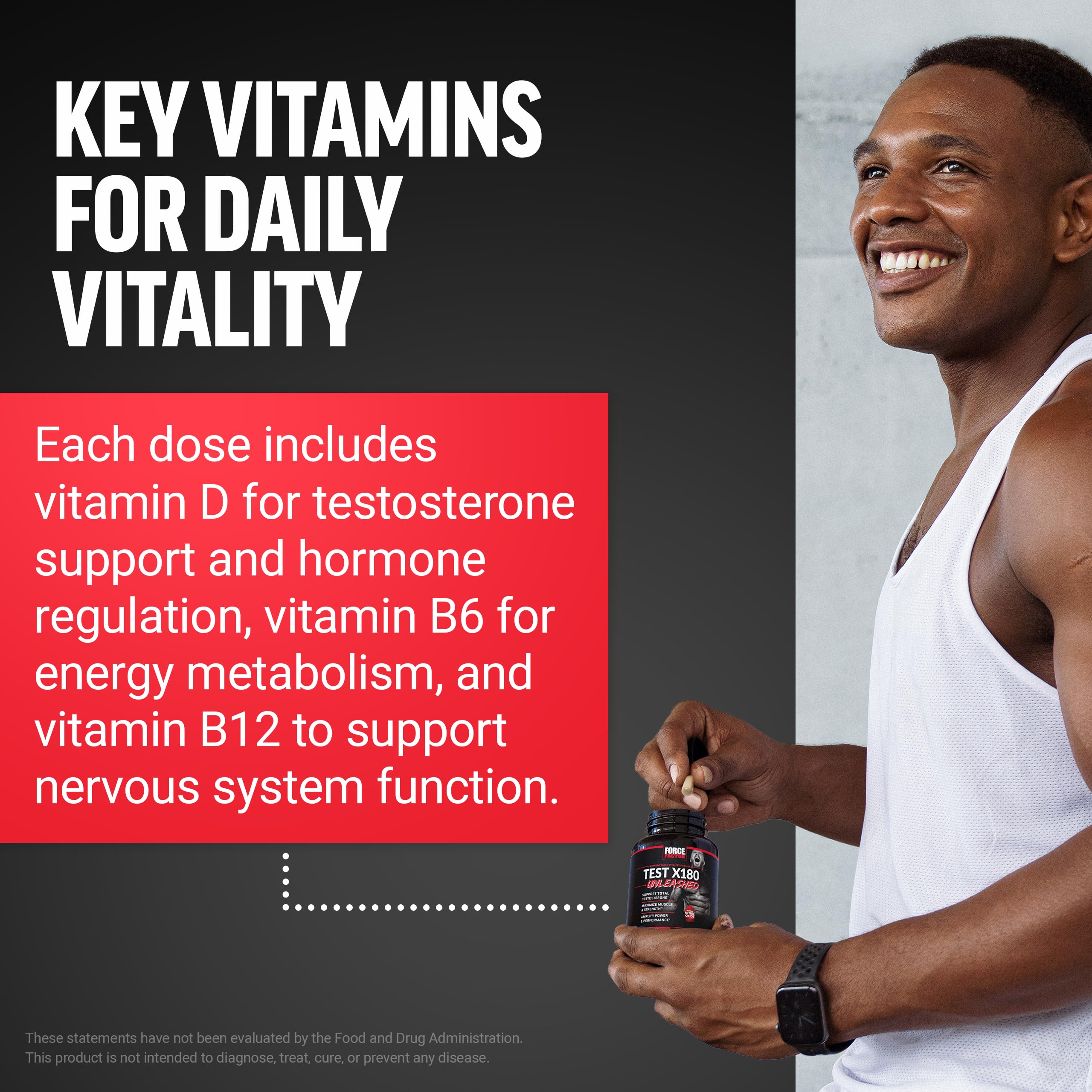 Force Factor Test X180 Unleashed Testosterone Booster for for Men — Amazon image 3