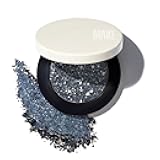MAKE Beauty Multi-Chromatic Eye Shadow. Metal Reflecting Luminous Foil Finish Creamy, Buildable, Dimensional Long-wear, Crease-proof Powder Eyeshadow, Multichrome Shade - Spark, Navy Blue