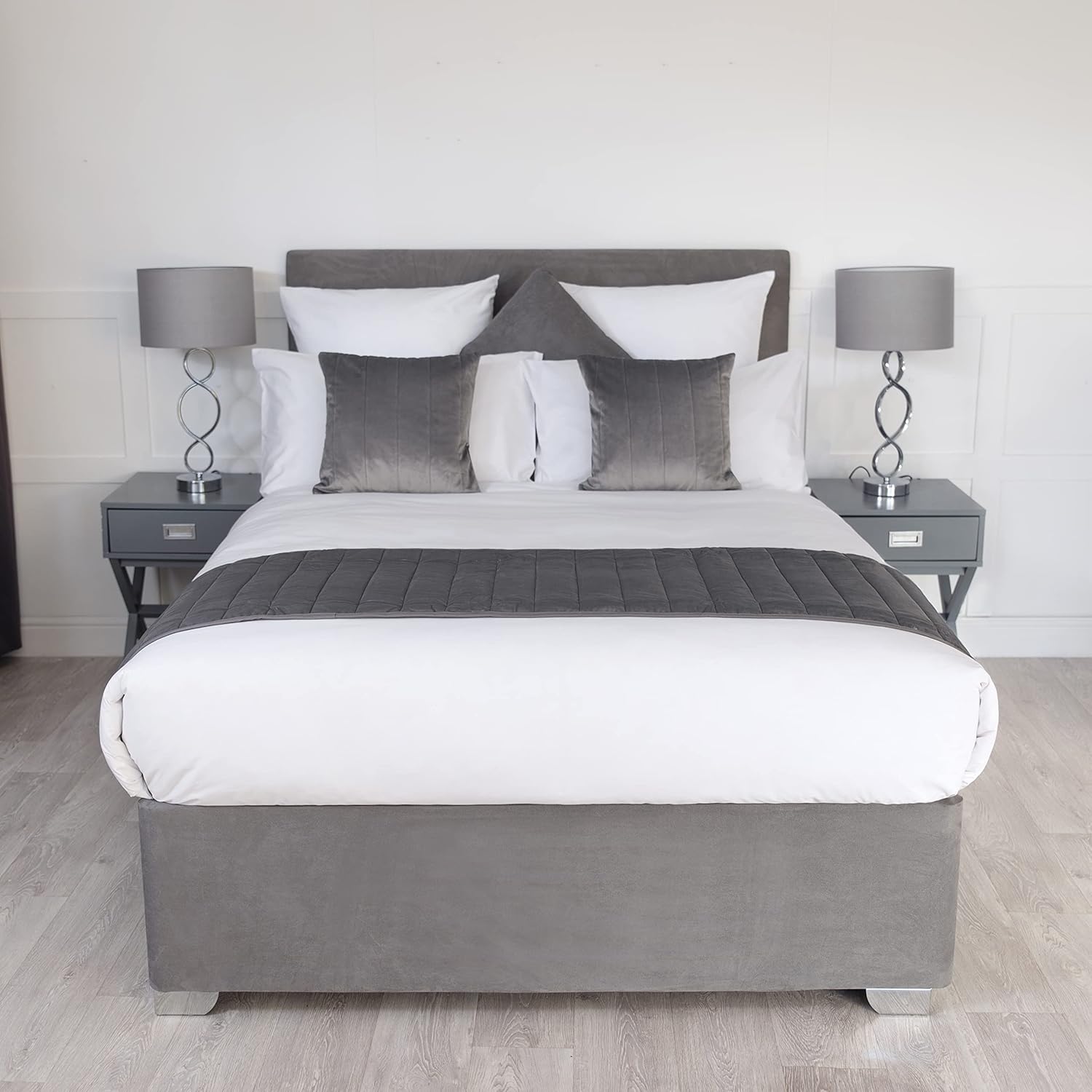 Belledorm Divan Bed Base Wrap Deep Fit Valance in King Bed Size in