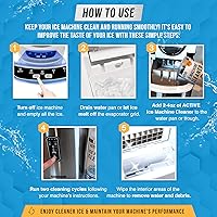 Vista 3 de ACTIVE Ice Machine Cleaner Maker Descaler - 32 fl oz (8 Uses) Nickel Safe Ice Maker Cleaner Solution - Compatible with Whirlpool 4396808