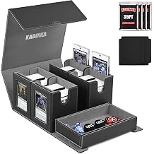 Kabinka 5 IN 1 Commander Deck Box for MTG Fits 400+ Double-Sleeved Card Storage
