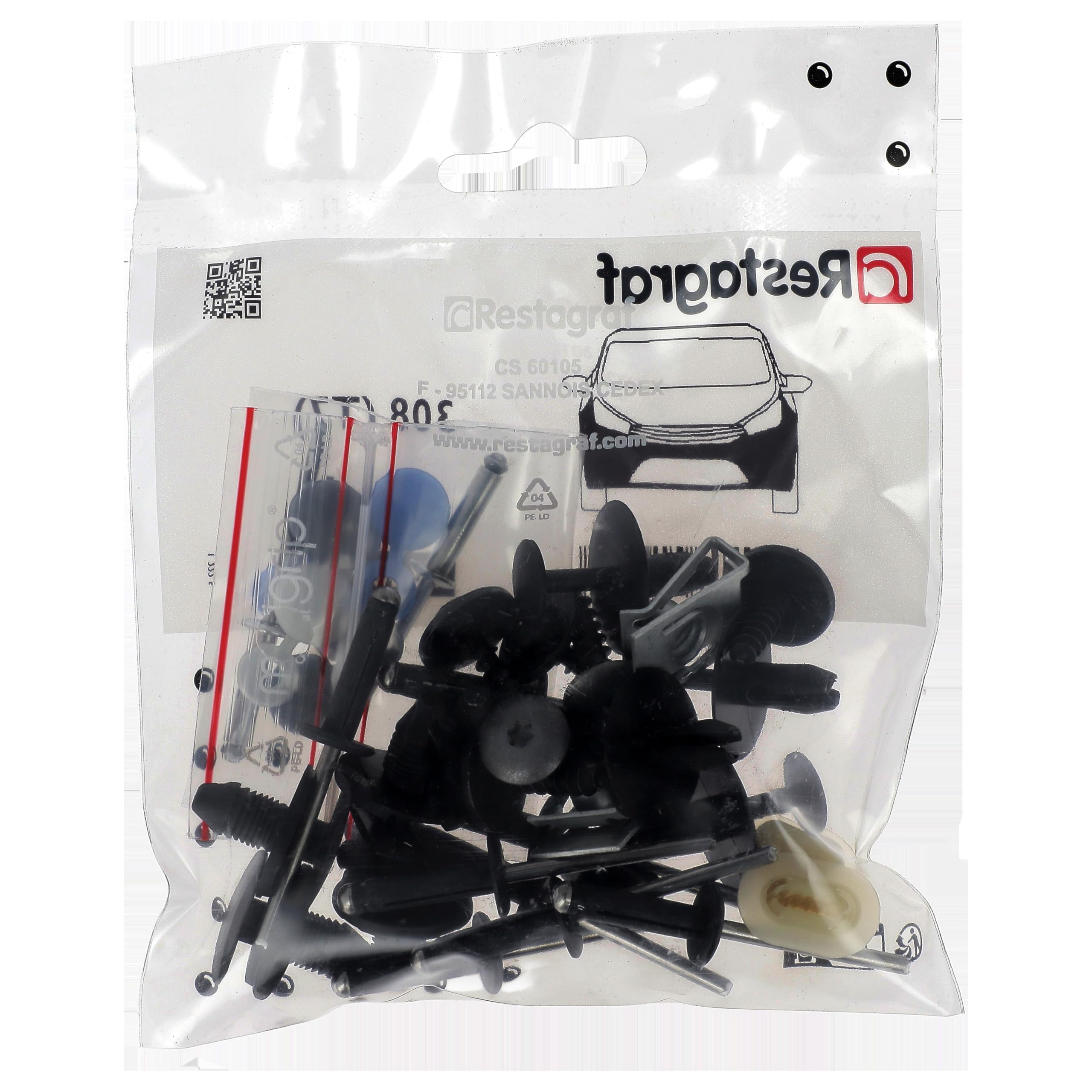 KIT DE FIXATIONS POUR BOUCLIER AV 500X Tous modèles 02.2015 → – Garage Sir Lucas MG Rover