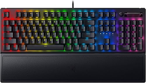 Razer BlackWidow V3 Teclado de juegos mecánicos interruptores mecánicos amarillos - lineal y silencioso - Chroma RGB Iluminación - Factor de forma