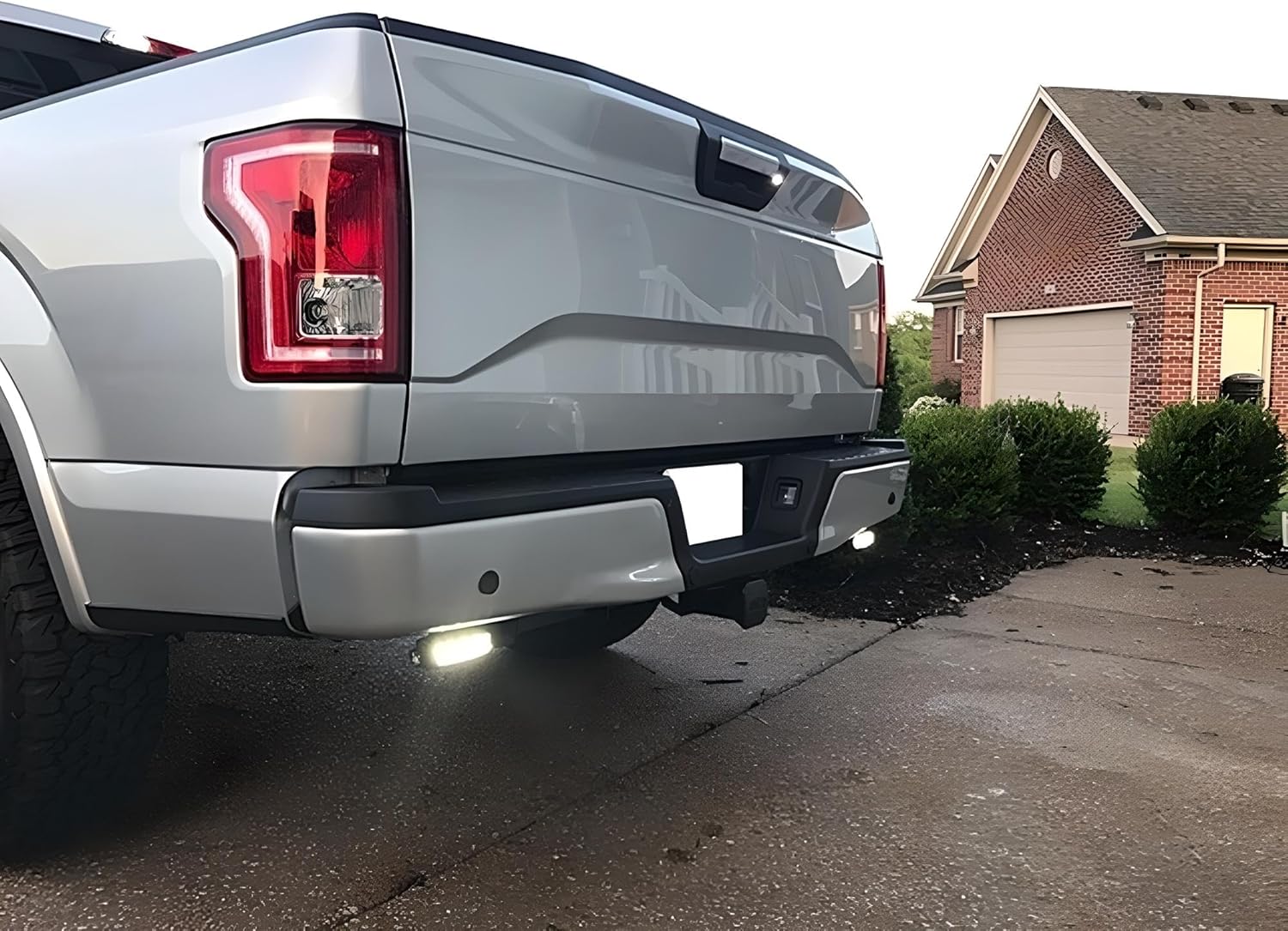 iJDMTOY Under Bumper LED Reverse Light Bar Kit Compatible with 2015-2020 Ford F150 & 17-20 Raptor, Includes (2) 9W High Power LED Light Bars & Under Bumper Bolt-On Mounting Brackets