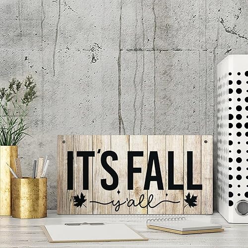 Vista 4 de Letrero decorativo para puerta delantera, decoración rústica de bienvenida de otoño para colgar en la pared, placas de madera para porche de granja