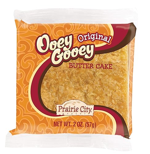 Miniatura 3 de Prairie City Bakery Ooey - Pastel de mantequilla Gooey envuelto individualmente, 2 onzas, paquete de 10 (original)