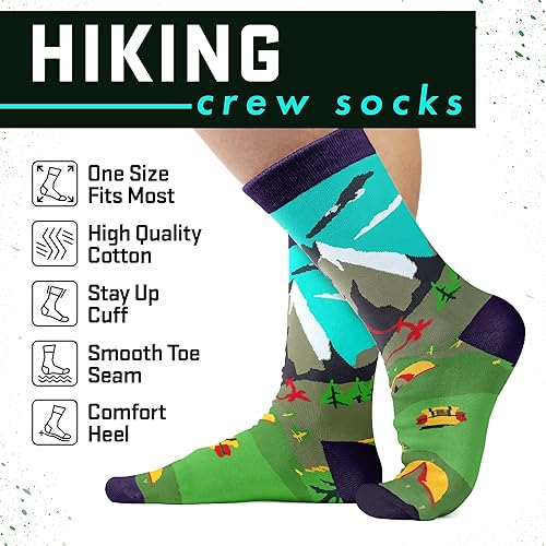 Miniatura 5 de VICRAZY Calcetines para senderismo, escalada, correr para hombres, mujeres, senderismo, escalada, correr, accesorios de bicicleta, relleno